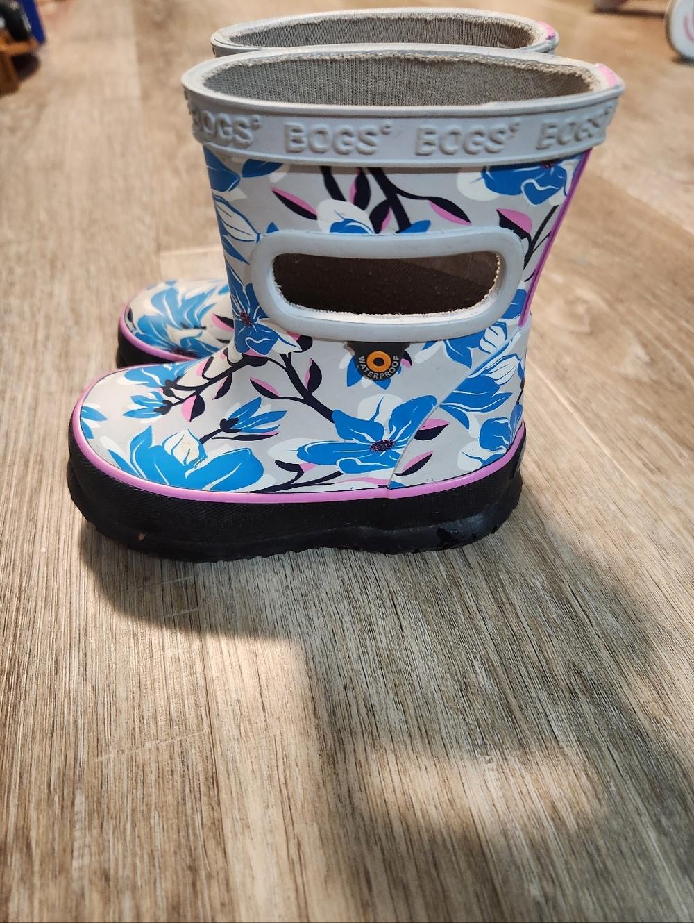 Bogs -  Skipper Magnolia Kids' Rain Boots